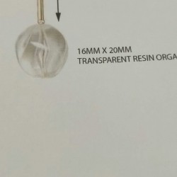 谁见过这种16✘20的透明珠子，形状同图纸