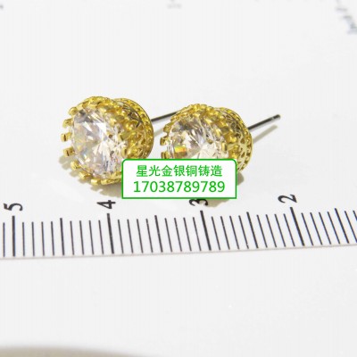 星光铜耳饰新品