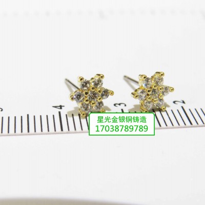 星光铜耳饰新品