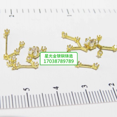 星光铜耳饰新品