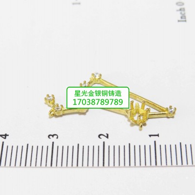 星光铜耳饰新品