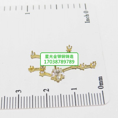 星光铜耳饰新品