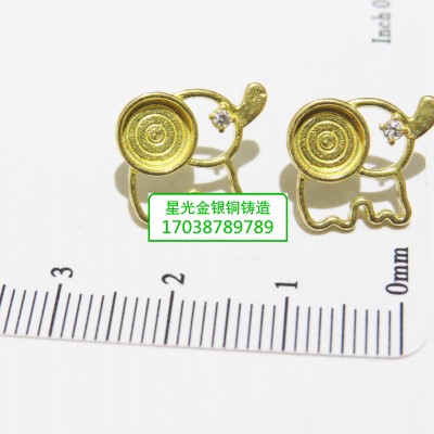 星光铜耳饰新品
