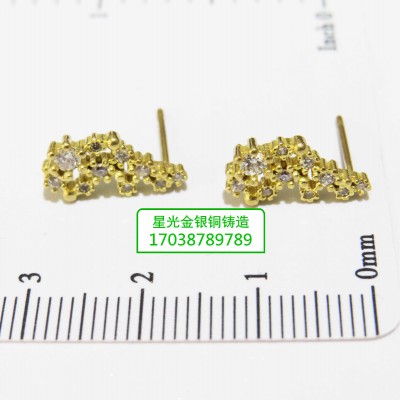 星光铜耳饰新品
