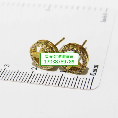 星光铜耳饰新品
