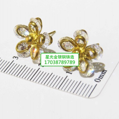 星光铜耳饰新品