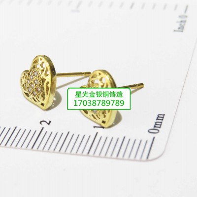 星光铜耳饰新品