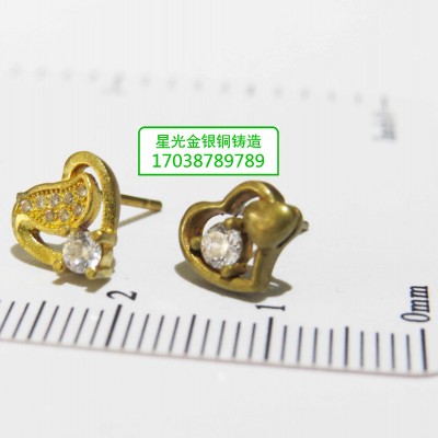 星光铜耳饰新品