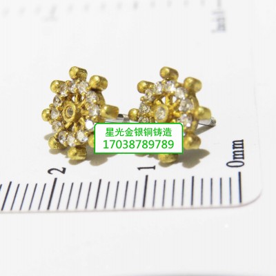星光铜耳饰新品