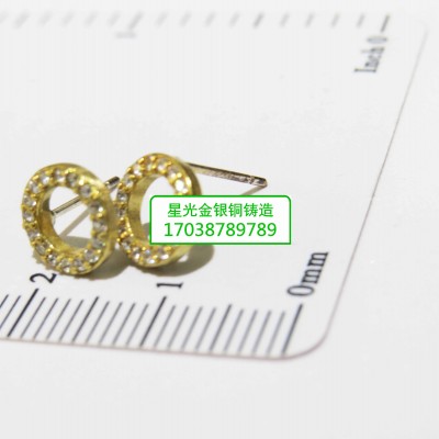 星光铜耳饰新品
