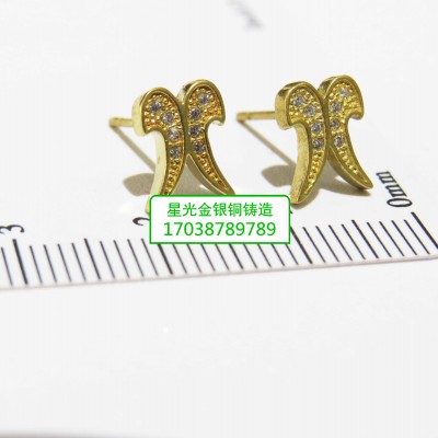 星光铜耳饰新品