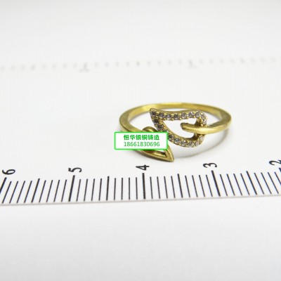 青岛恒华铜铸造戒指新品