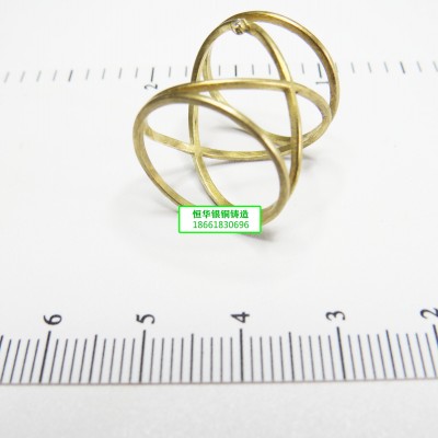青岛恒华铜铸造戒指新品