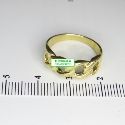 青岛恒华铜铸造戒指新品