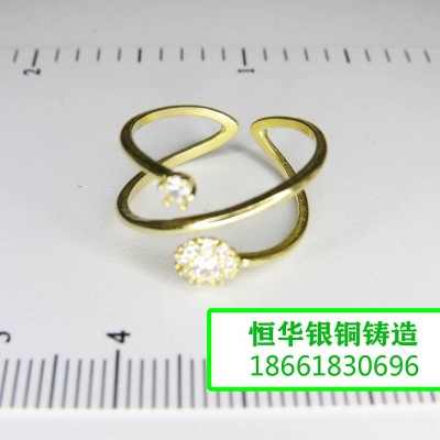 青岛恒华铜铸造戒指新品