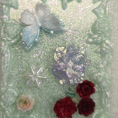 金粉银粉成品展示，珠光粉，变色龙粉，色膏胶水