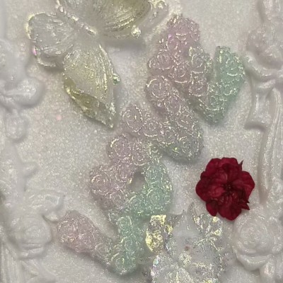 变色龙粉，色膏胶水成品展示，EPOXY豪迈卡等专用