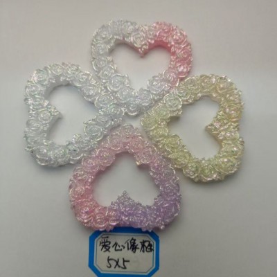 爱心相框5*5，俊杰工贸珠光粉变色粉系列