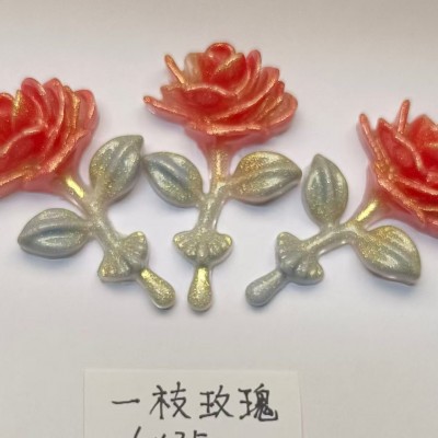 一支玫瑰6*3.5-珠光粉变色粉系列产品展示